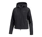 cropped softshell jas Hanne met capuchon