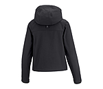 cropped softshell jas Hanne met capuchon