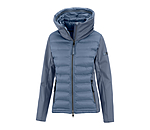 softshell combi rij-jas Celina met capuchon
