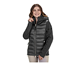 softshell combi rij-jas Celina met capuchon