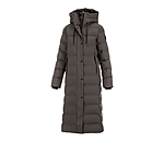 gewatteerde rijmantel Zoe met capuchon