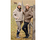 teddyfleece regenjas Nella met capuchon