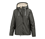 teddyfleece regenjas Nella met capuchon