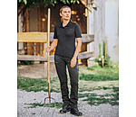 Outfit Katoen-Poloshirt in zwart