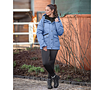 Dames-Outfit Functionele-gewatteerde jas in cloudy-blue