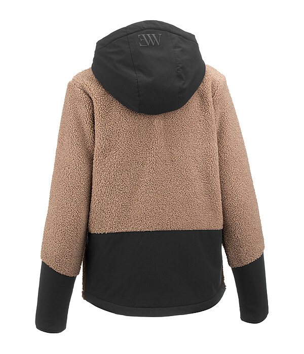 sherpa fleece hoodie met capuchon