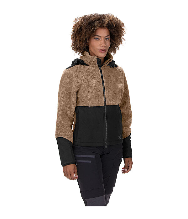 Sherpa-hoodie met afneembare capuchon