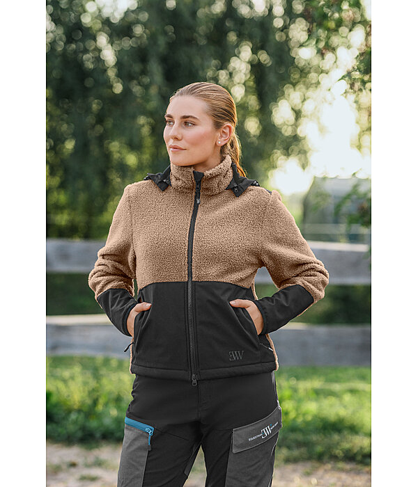 Sherpa-hoodie met afneembare capuchon
