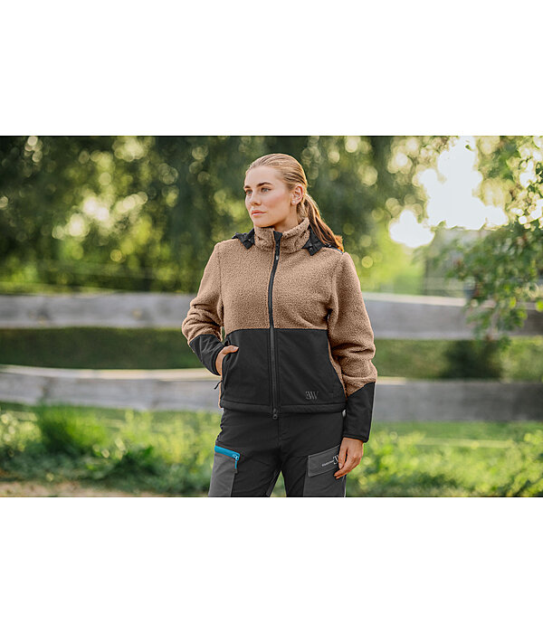 Sherpa-hoodie met afneembare capuchon