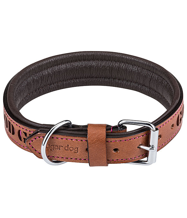 lederen hondenhalsband Good Dog