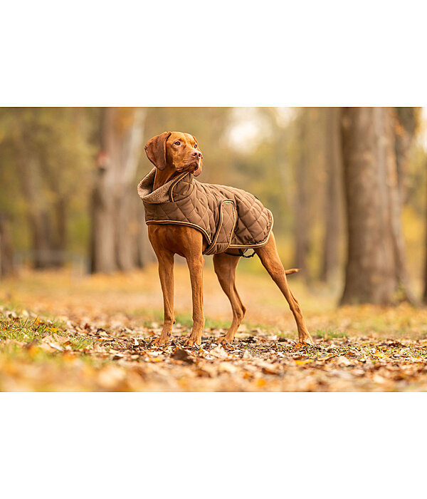 gewatteerde hondenmantel met teddyfleece voering Holly