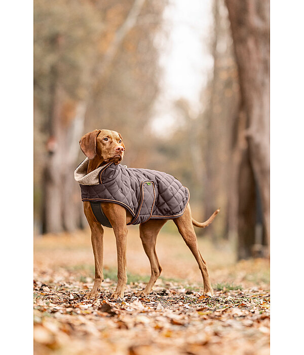 gewatteerde hondenmantel met teddyfleece voering Holly