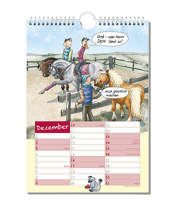 Paardenverhalen: comic kalender 2022