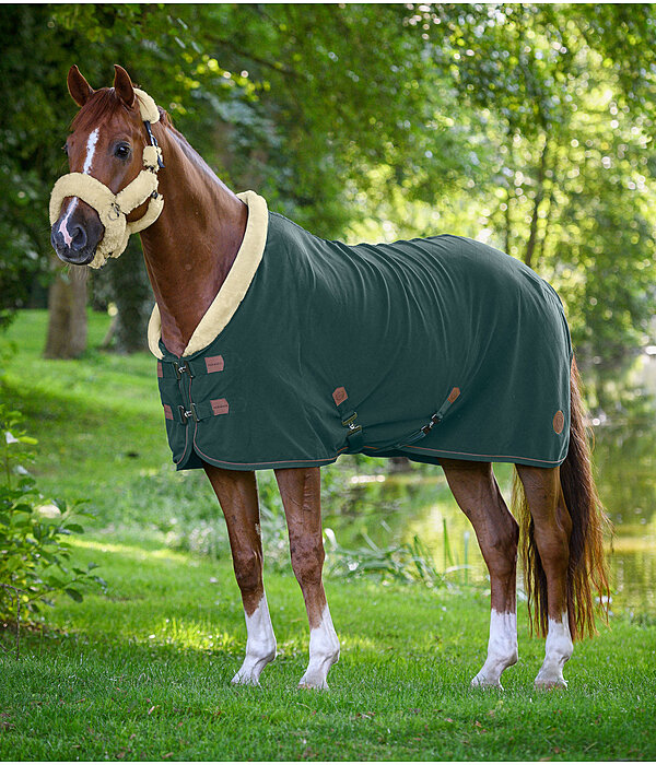 fleece zweetdeken Timeless Elegance met teddyfleece kraag