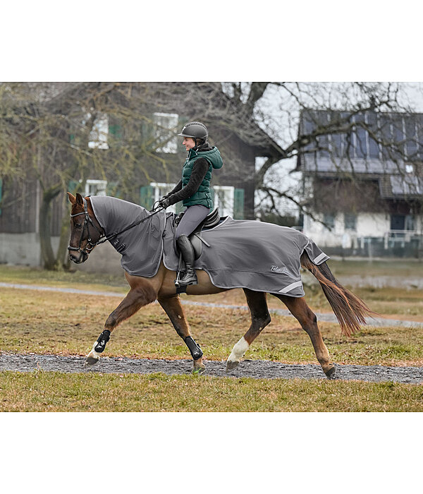 softshell uitrijdeken Alecto incl. afneembaar halsdeel