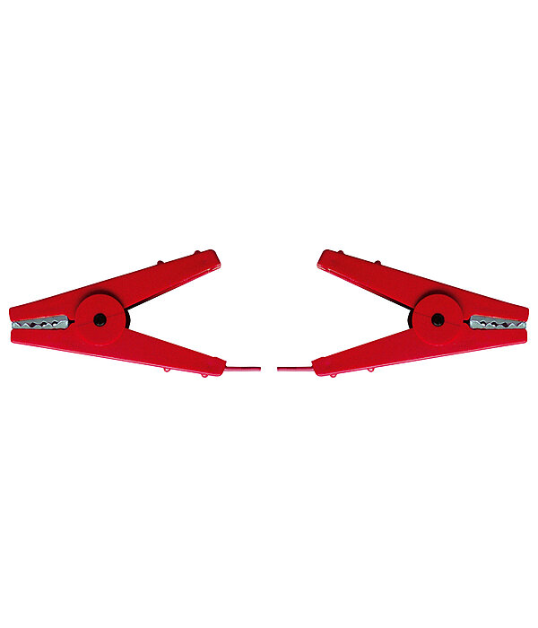 Hekwerkverbindingskabel met twee klemmen