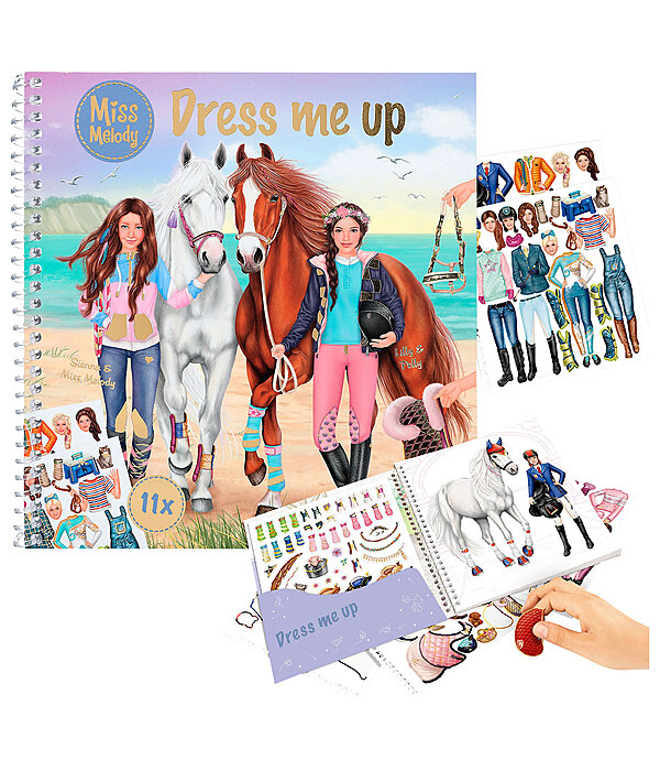 Miss Melody Dress me up stickerboek