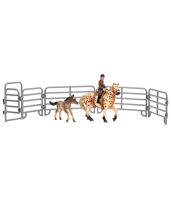 play-serie ruiter-set met Knabstrupper