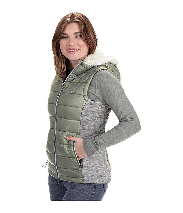 combi bodywarmer Liah met capuchon