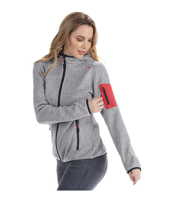 fleecejas Jolie met capuchon