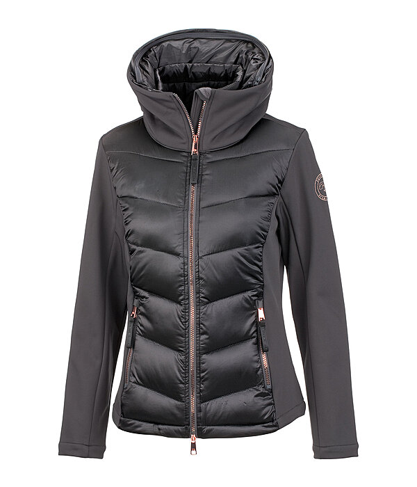 softshell combi jas Leonie met capuchon