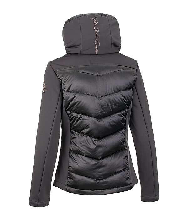 softshell combi jas Leonie met capuchon
