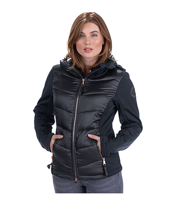 softshell combi jas Leonie met capuchon