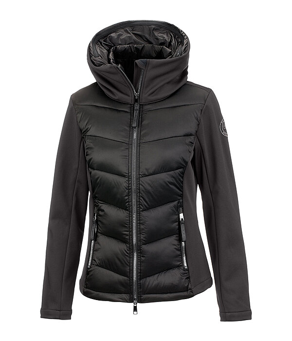 softshell combi jas Leonie met capuchon