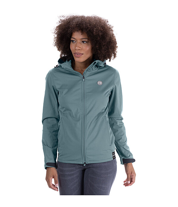 softshell jas Elsa met capuchon