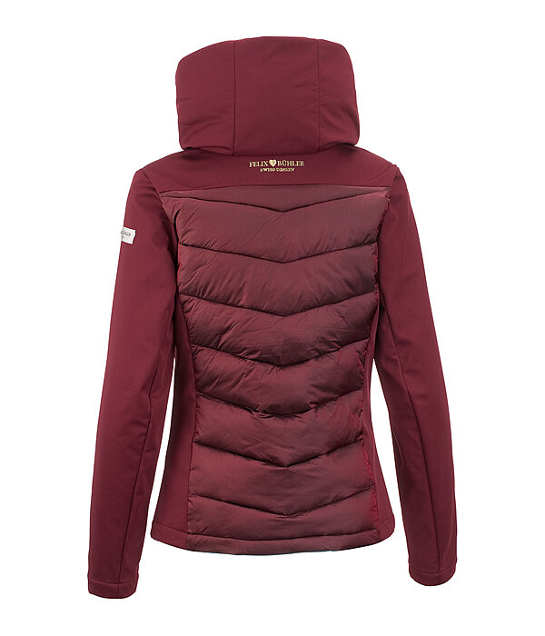 softshell combi rij-jas Claire met capuchon