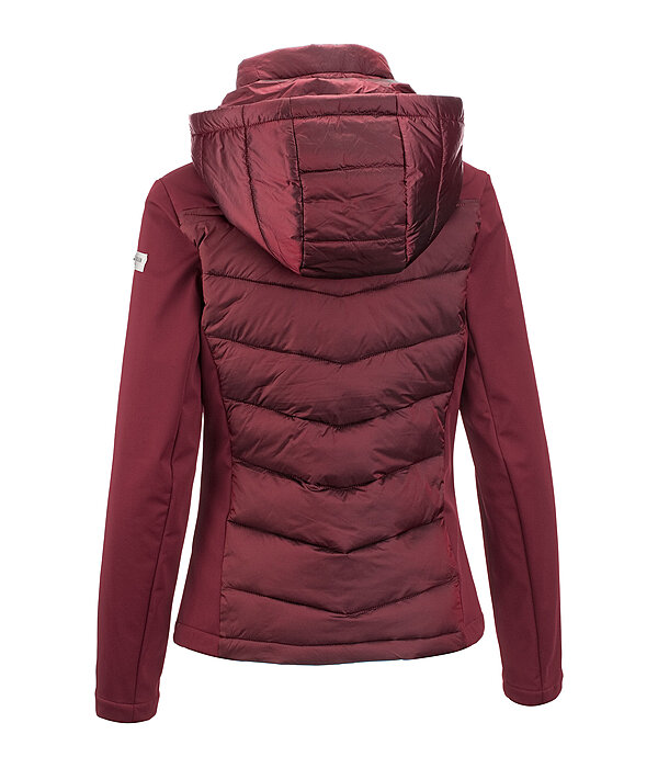 softshell combi rij-jas Claire met capuchon