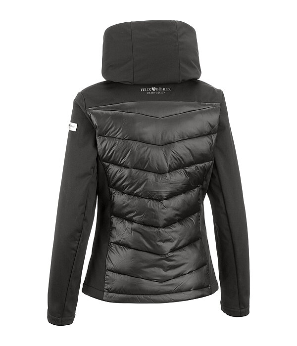 softshell combi rij-jas Claire met capuchon