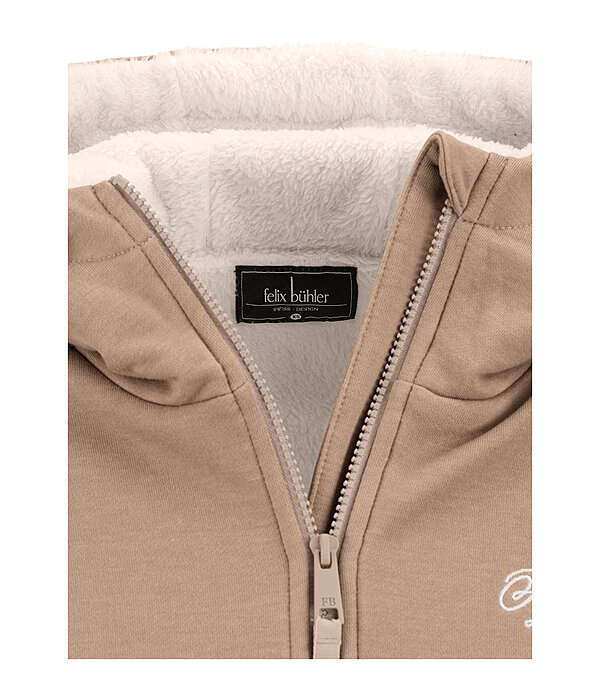 teddy sweatjas Kaja met capuchon