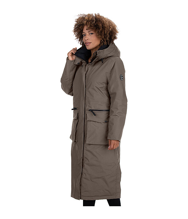 functionele lange parka Claudi met capuchon
