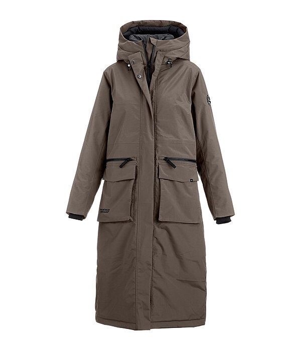 functionele lange parka Claudi met capuchon