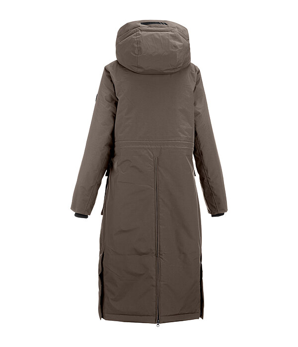 functionele lange parka Claudi met capuchon