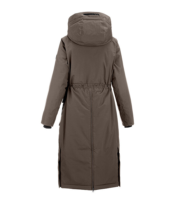 functionele lange parka Claudi met capuchon