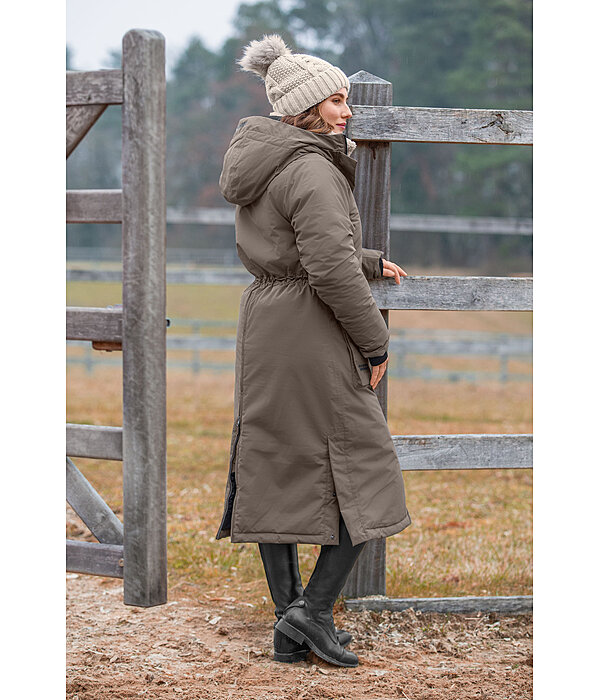 functionele lange parka Claudi met capuchon