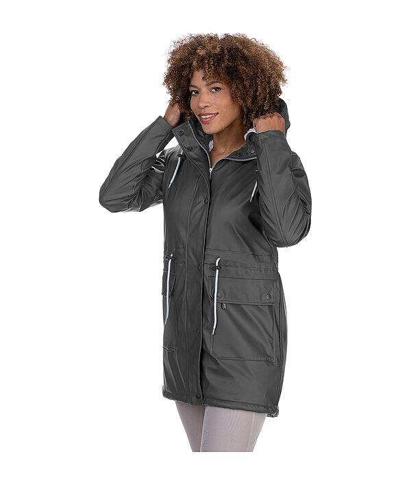 teddyfleece regenjas Stella II met capuchon