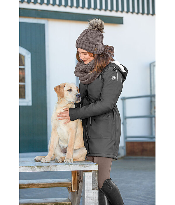 teddyfleece regenjas Stella II met capuchon