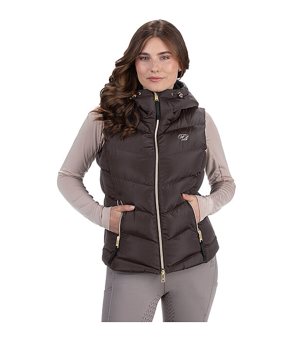 Lena bodywarmer met capuchon