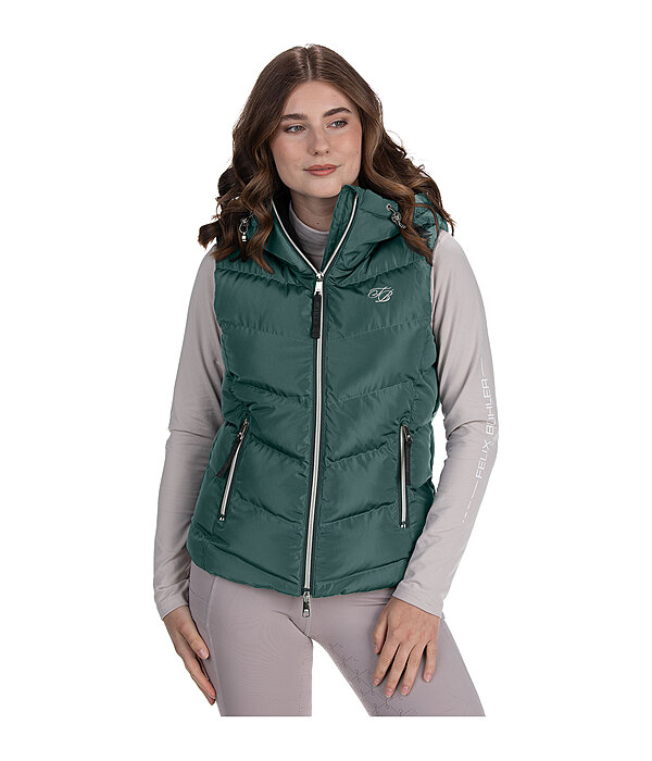 Lena bodywarmer met capuchon