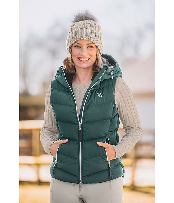 Lena bodywarmer met capuchon