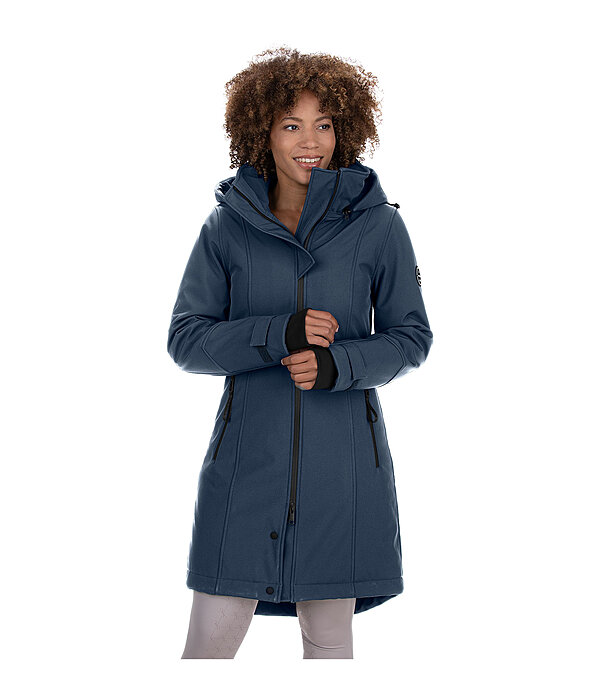 softshell rij-jas Aurelie met capuchon