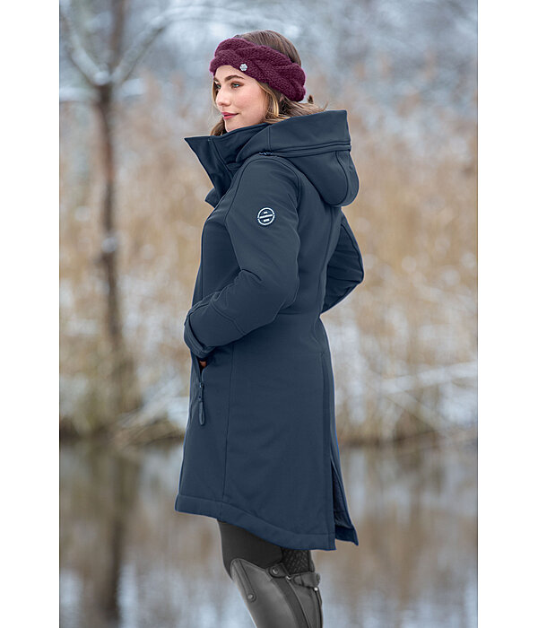 softshell rij-jas Aurelie met capuchon