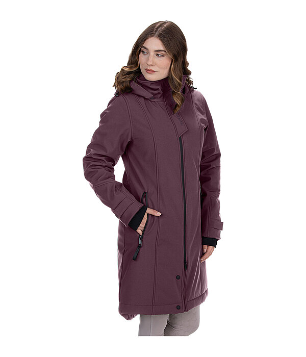 softshell rij-jas Aurelie met capuchon