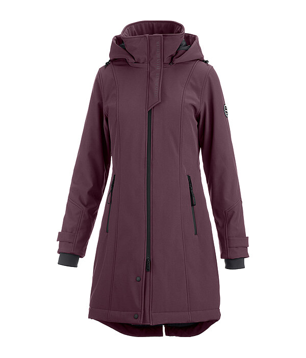 softshell rij-jas Aurelie met capuchon