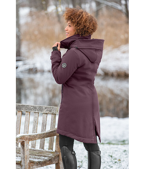 softshell rij-jas Aurelie met capuchon