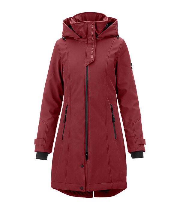 softshell rij-jas Aurelie met capuchon