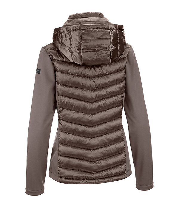 softshell combi rij-jas Cora met capuchon